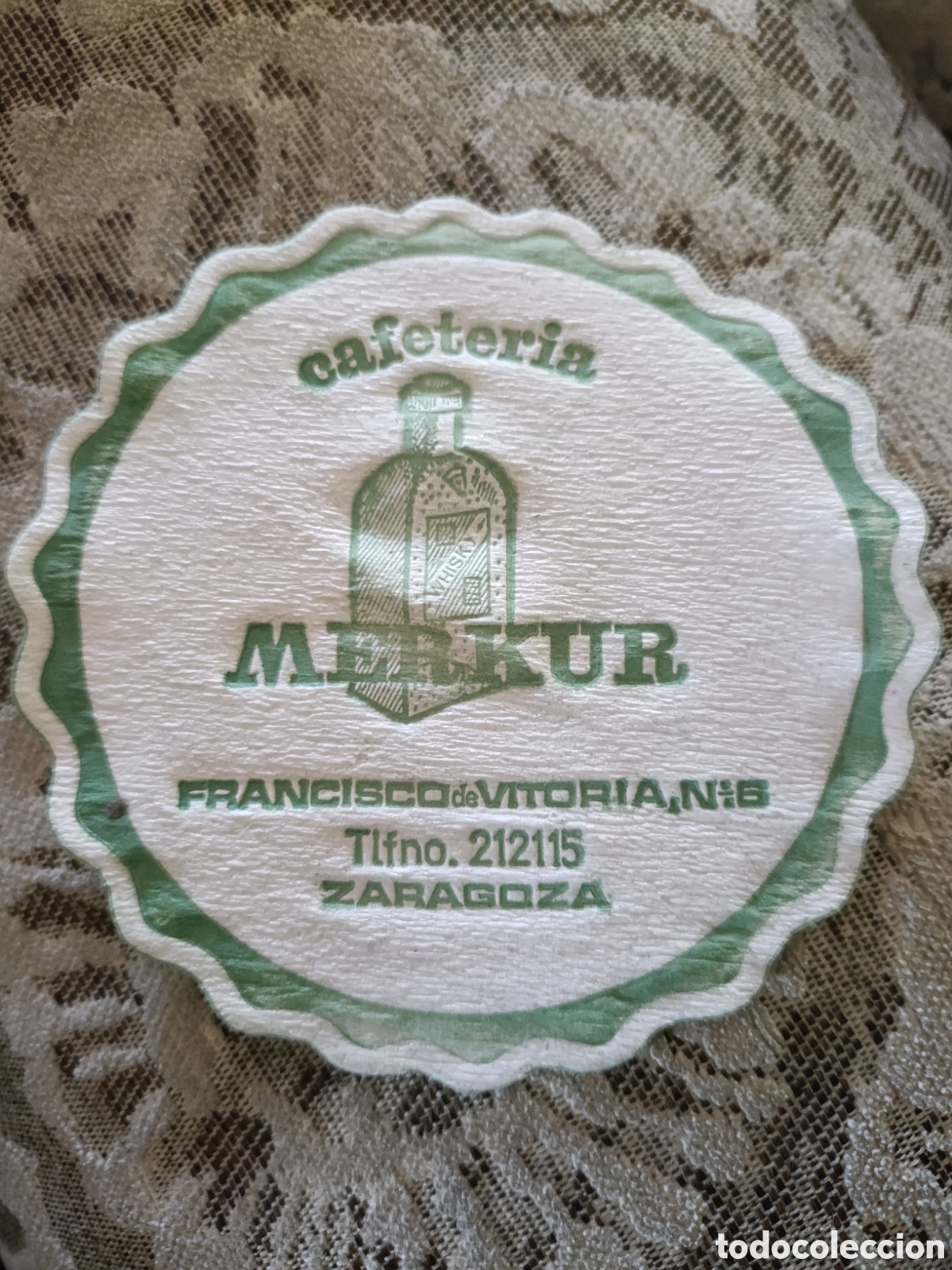 Coleccionismo: CAFETER&Iacute;A MERKUR Zaragoza [ POSAVASOS A&Ntilde;OS 40 ]