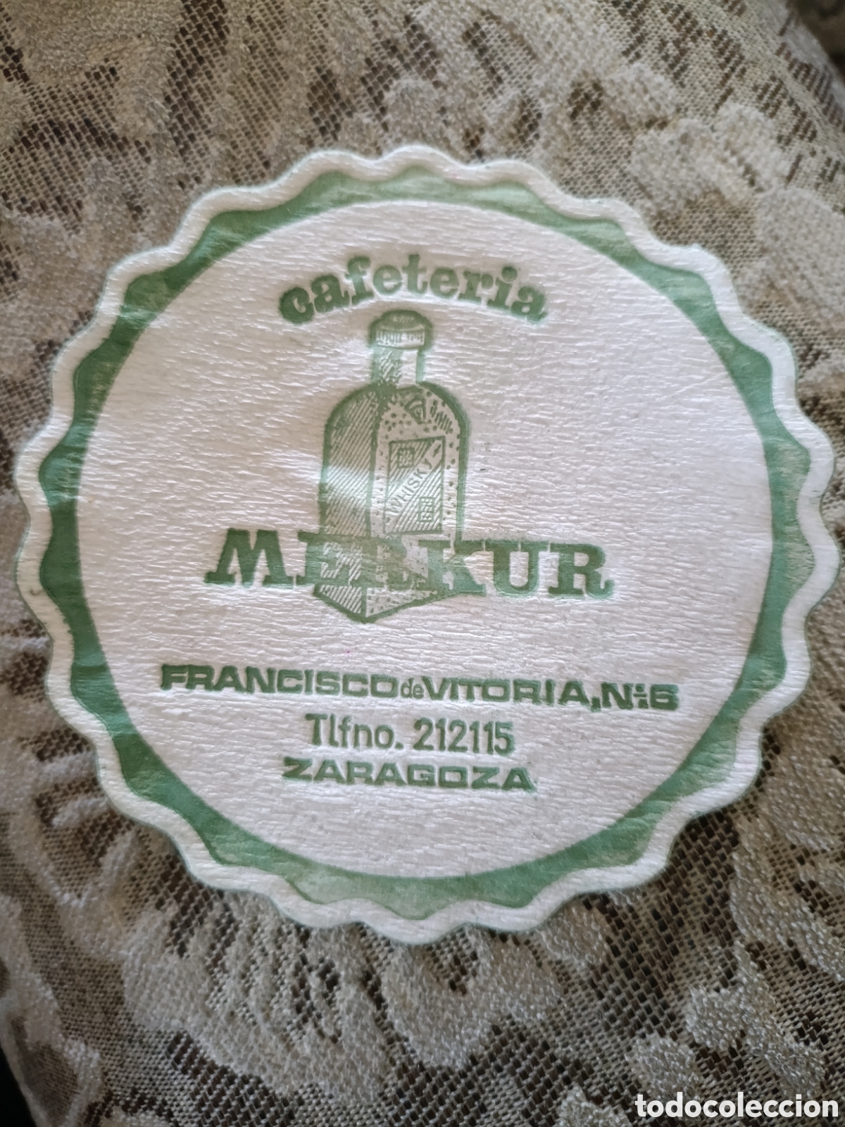Coleccionismo: CAFETER&Iacute;A MERKUR Zaragoza [ POSAVASOS A&Ntilde;OS 40 ]
