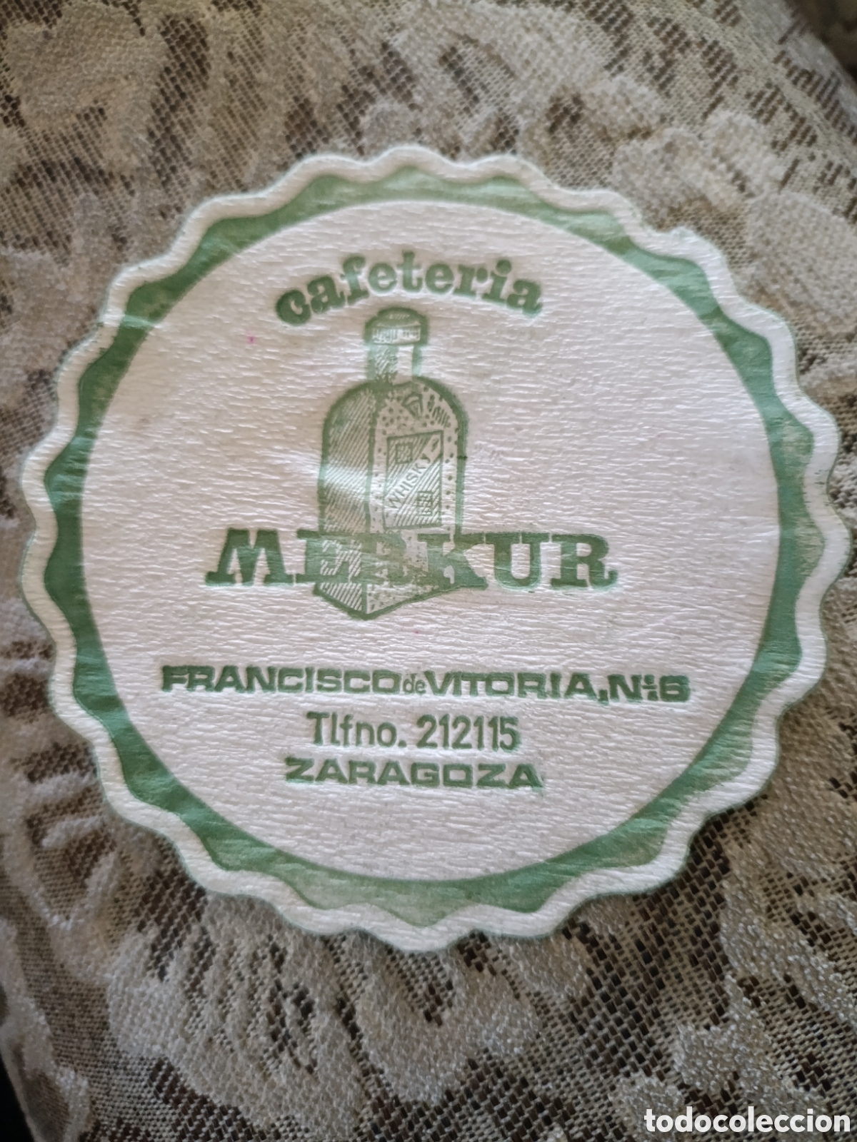 Coleccionismo: CAFETER&Iacute;A MERKUR Zaragoza [ POSAVASOS A&Ntilde;OS 40 ]