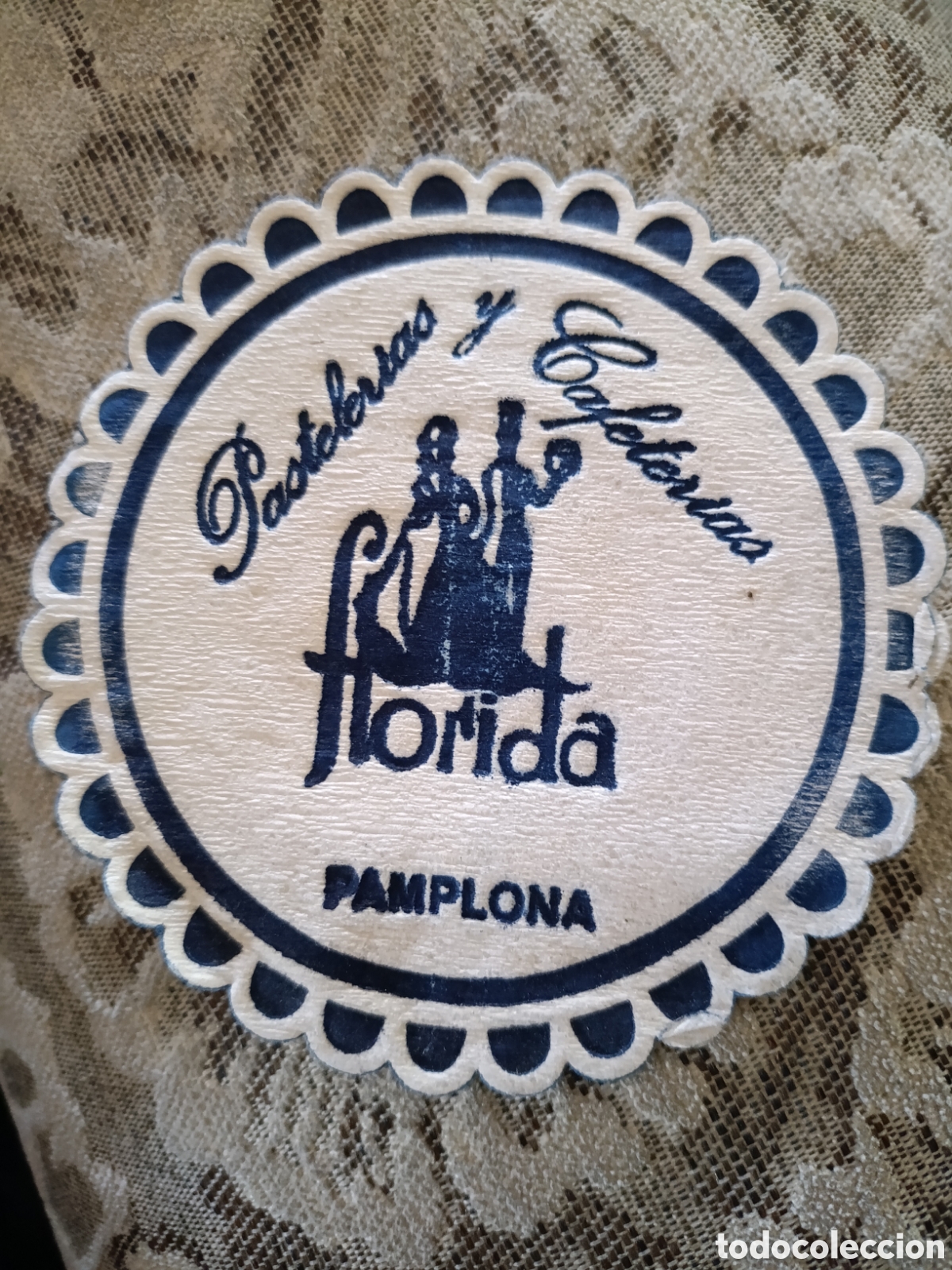 Coleccionismo: Pasteler&iacute;as y cafeter&iacute;as Pamplona claro pero se pone Florida PAMPLONA [ POSAVASOS A&Ntilde;OS 40 ]
