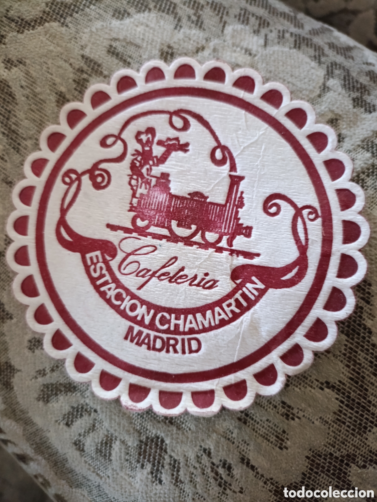Coleccionismo: Cafeter&iacute;a estaci&oacute;n Chamart&iacute;n Madrid [ POSAVASOS A&Ntilde;OS 40 ]
