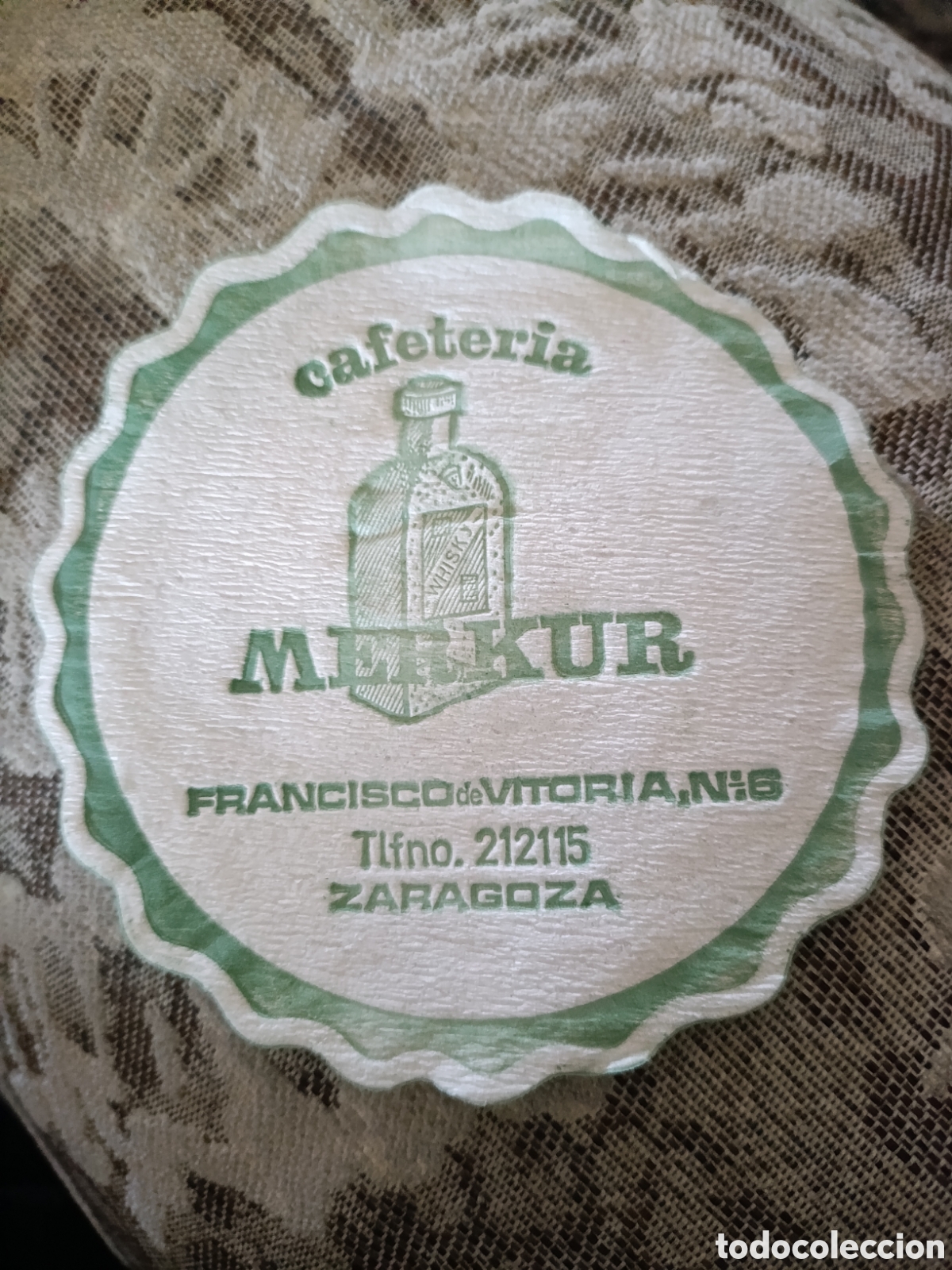 Coleccionismo: CAFETER&Iacute;A MERKUR Zaragoza [ POSAVASOS A&Ntilde;OS 40 ]