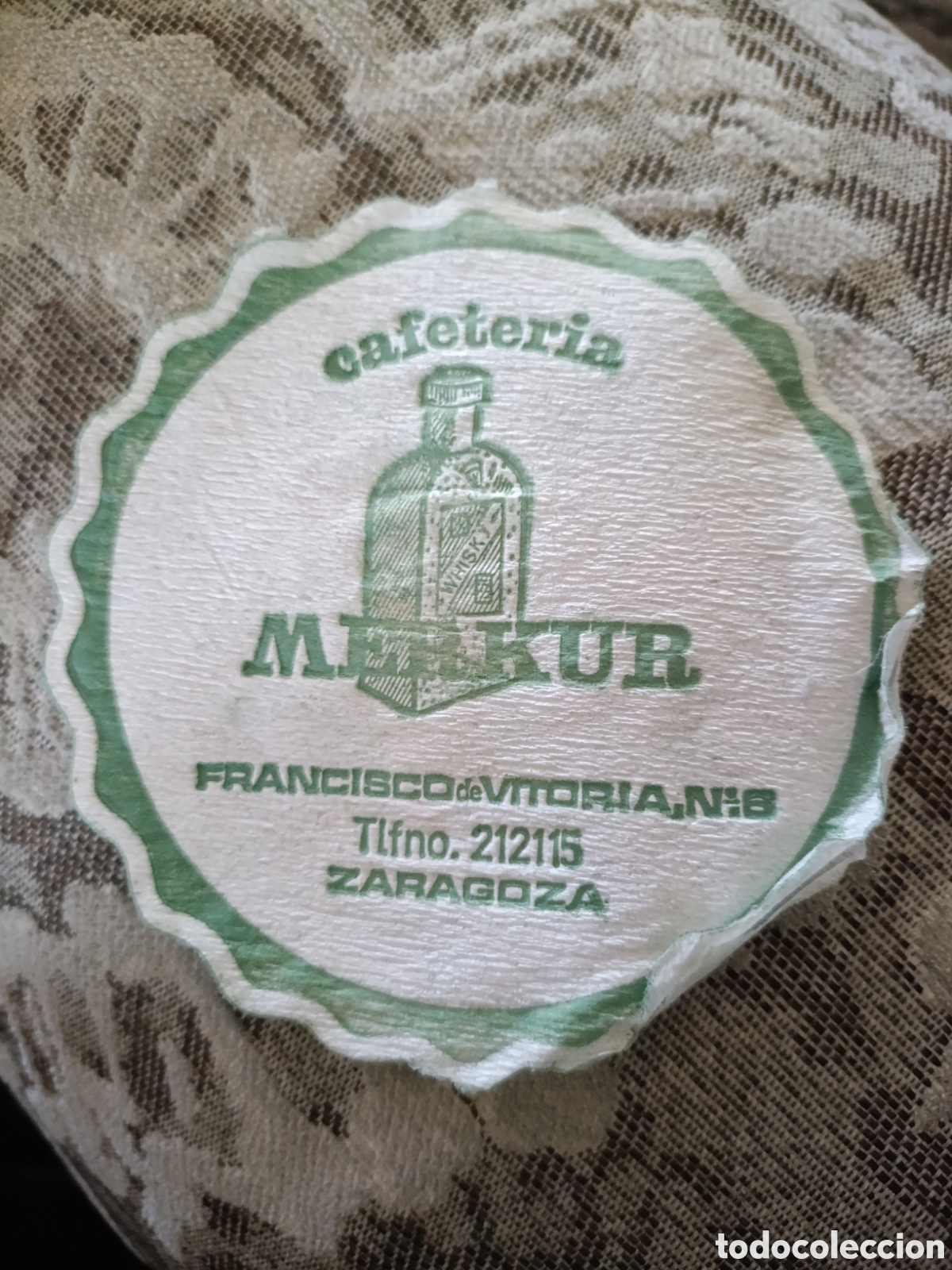 Coleccionismo: CAFETER&Iacute;A MERKUR Zaragoza [ POSAVASOS A&Ntilde;OS 40 ]