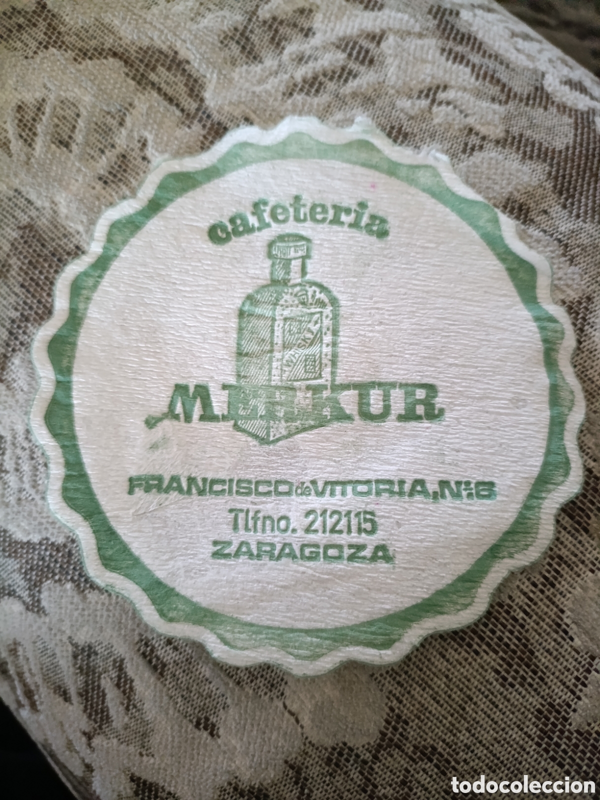 Coleccionismo: CAFETER&Iacute;A MERKUR Zaragoza [ POSAVASOS A&Ntilde;OS 40 ]