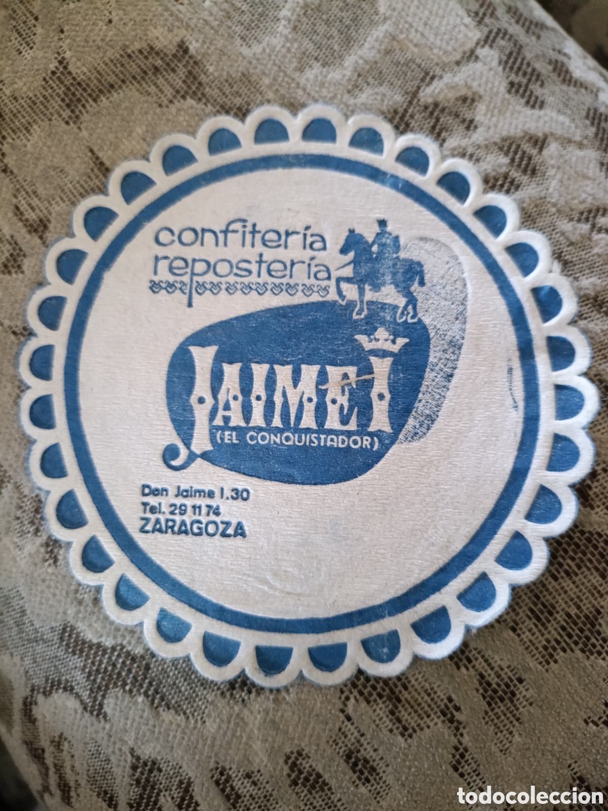 Coleccionismo: Confiter&iacute;a reposter&iacute;a Jaime Zaragoza [ POSAVASOS A&Ntilde;OS 40 ]