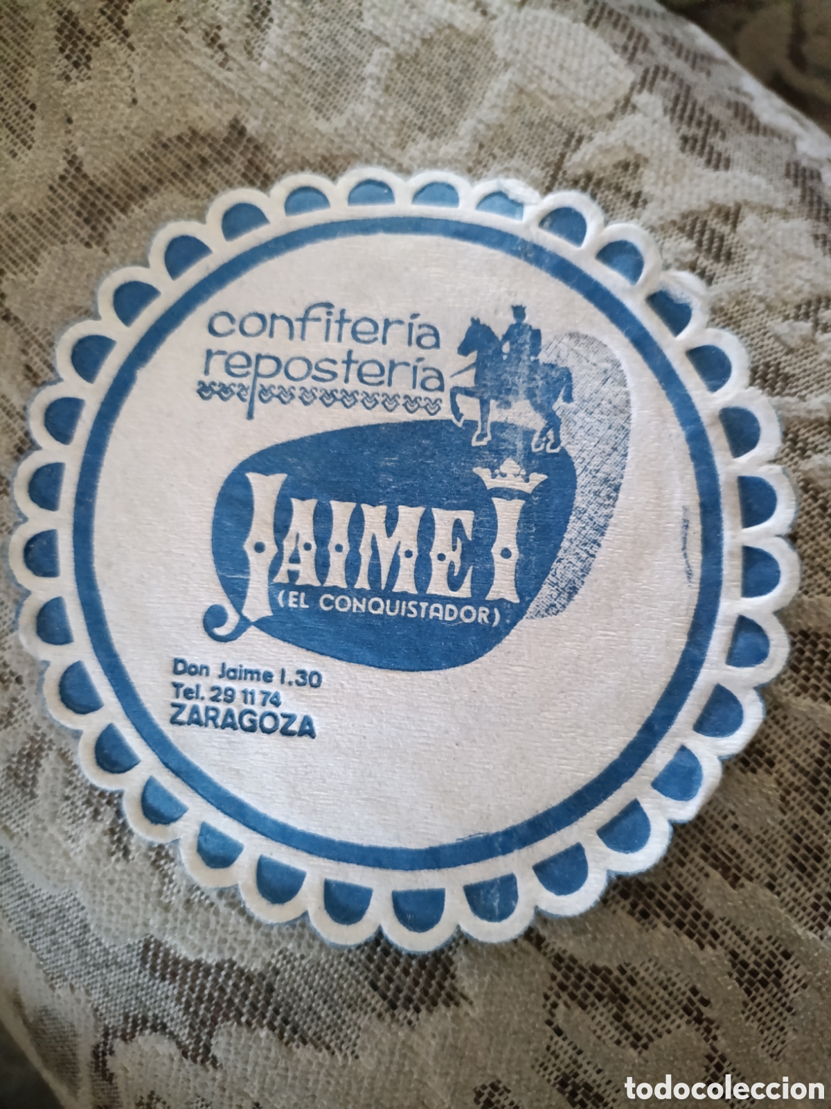 Coleccionismo: Confiter&iacute;a reposter&iacute;a Jaime Zaragoza [ POSAVASOS A&Ntilde;OS 40 ]