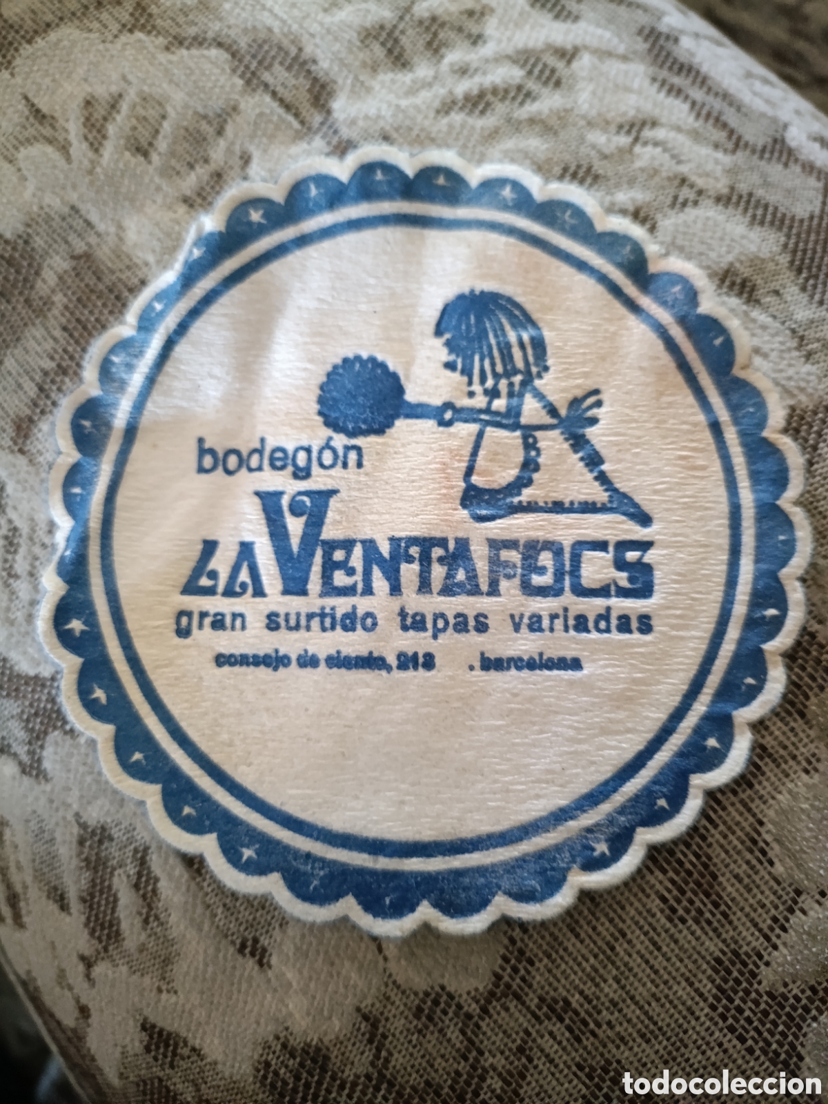 Coleccionismo: Bodeg&oacute;n la ventafocs Barcelona [ POSAVASOS A&Ntilde;OS 40 ]