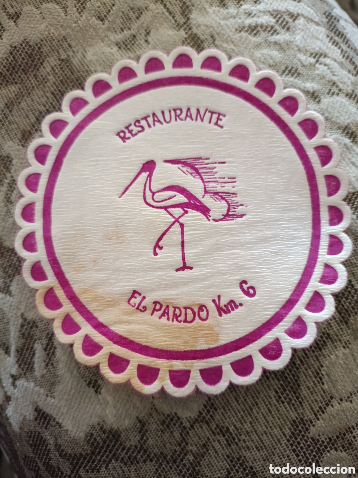 Coleccionismo: RESTAURANTE EL PRADO [ POSAVASOS A&Ntilde;OS 40 ]