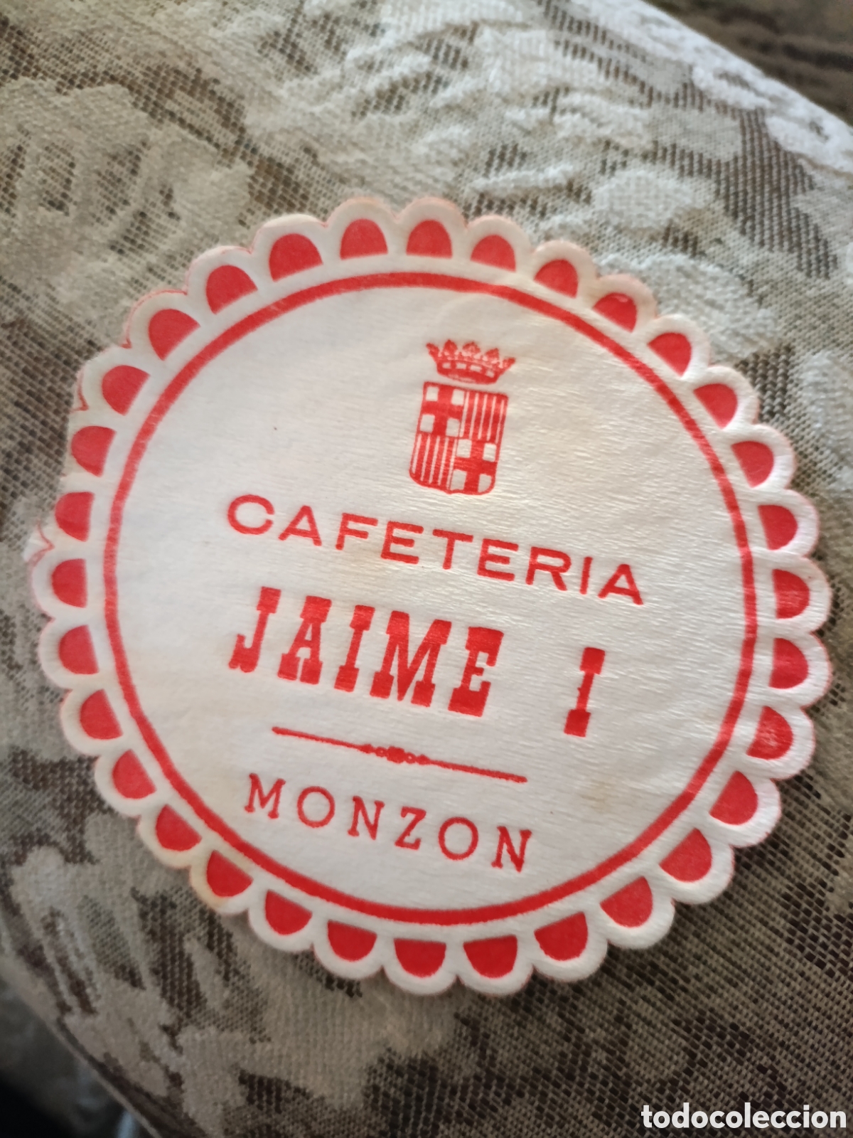 Coleccionismo: CAFETER&Iacute;A JAIME MONZON [ POSAVASOS A&Ntilde;OS 40 ]