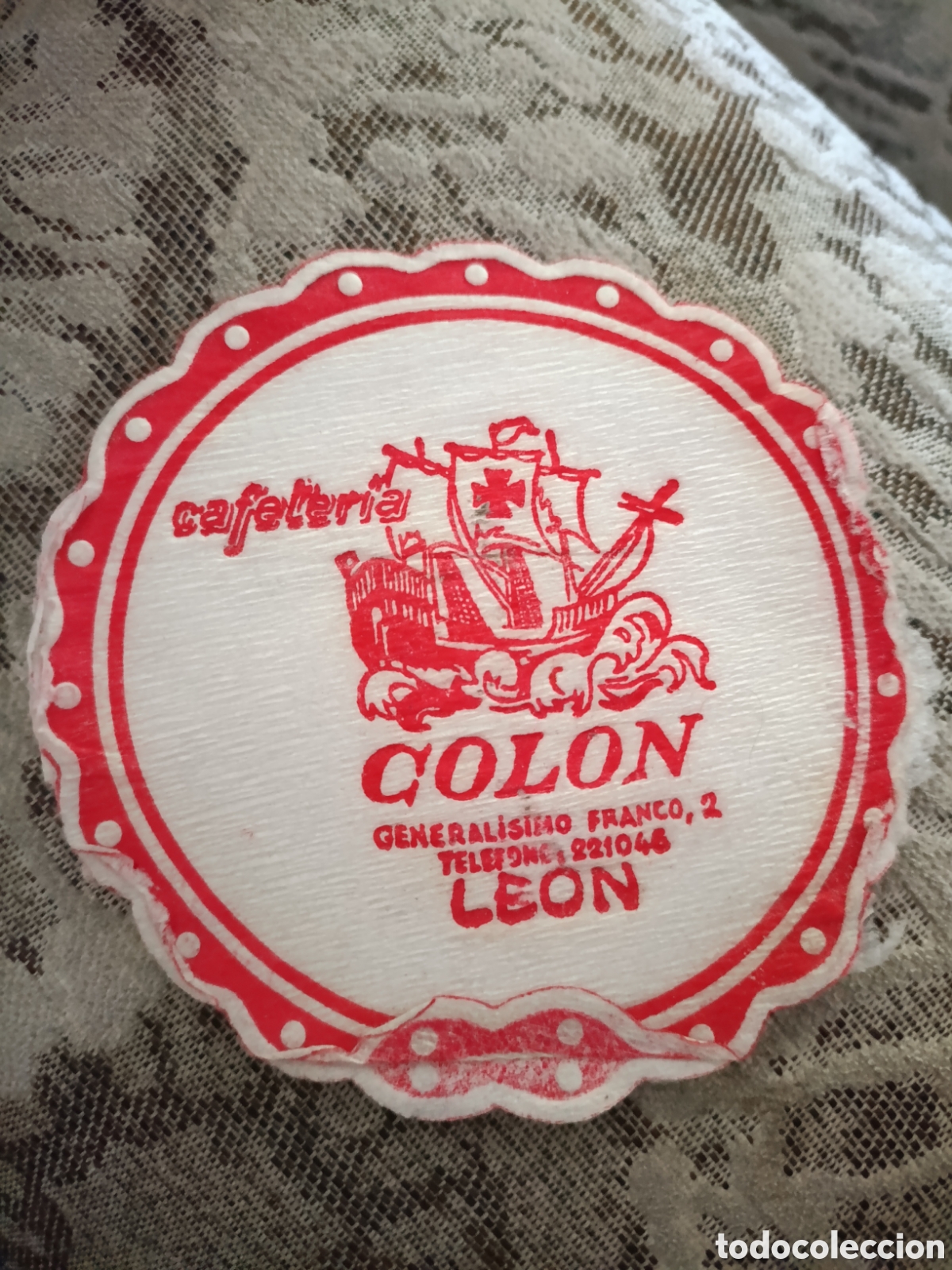 Coleccionismo: Cafeter&iacute;a Col&oacute;n Le&oacute;n [ POSAVASOS A&Ntilde;OS 40 ]