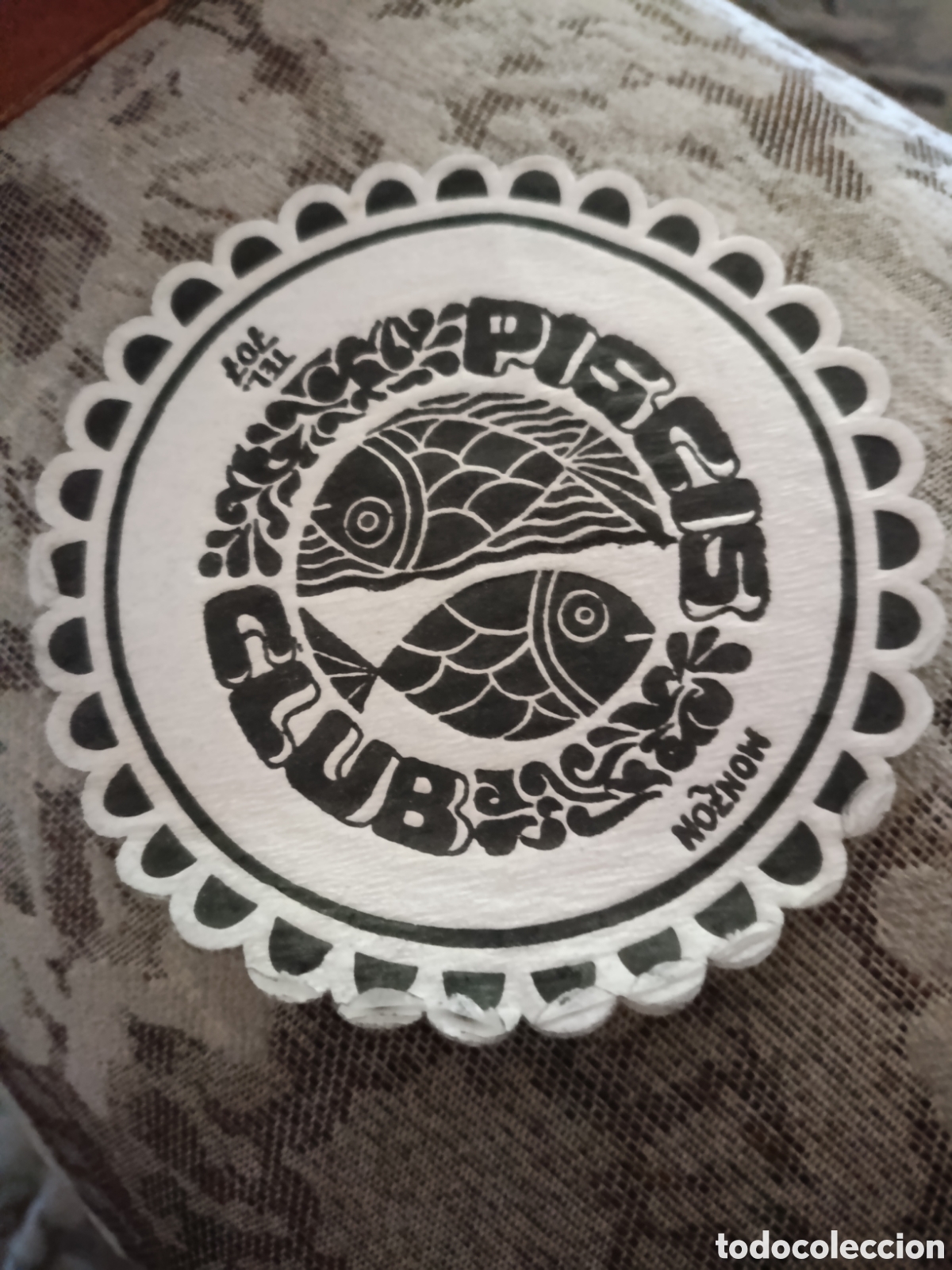 Coleccionismo: Piscis club Monz&oacute;n [ POSAVASOS A&Ntilde;OS 40 ]