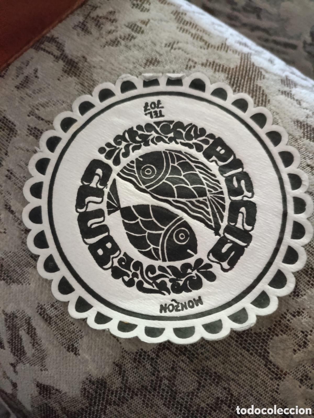 Coleccionismo: Piscis club Monz&oacute;n [ POSAVASOS A&Ntilde;OS 40 ]