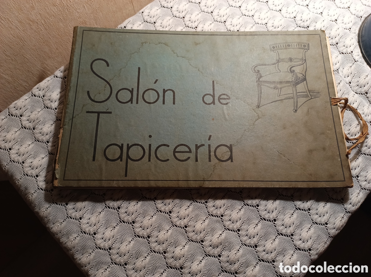 Coleccionismo: Libro carpesano con 30 l&aacute;minas de tapicer&iacute;a