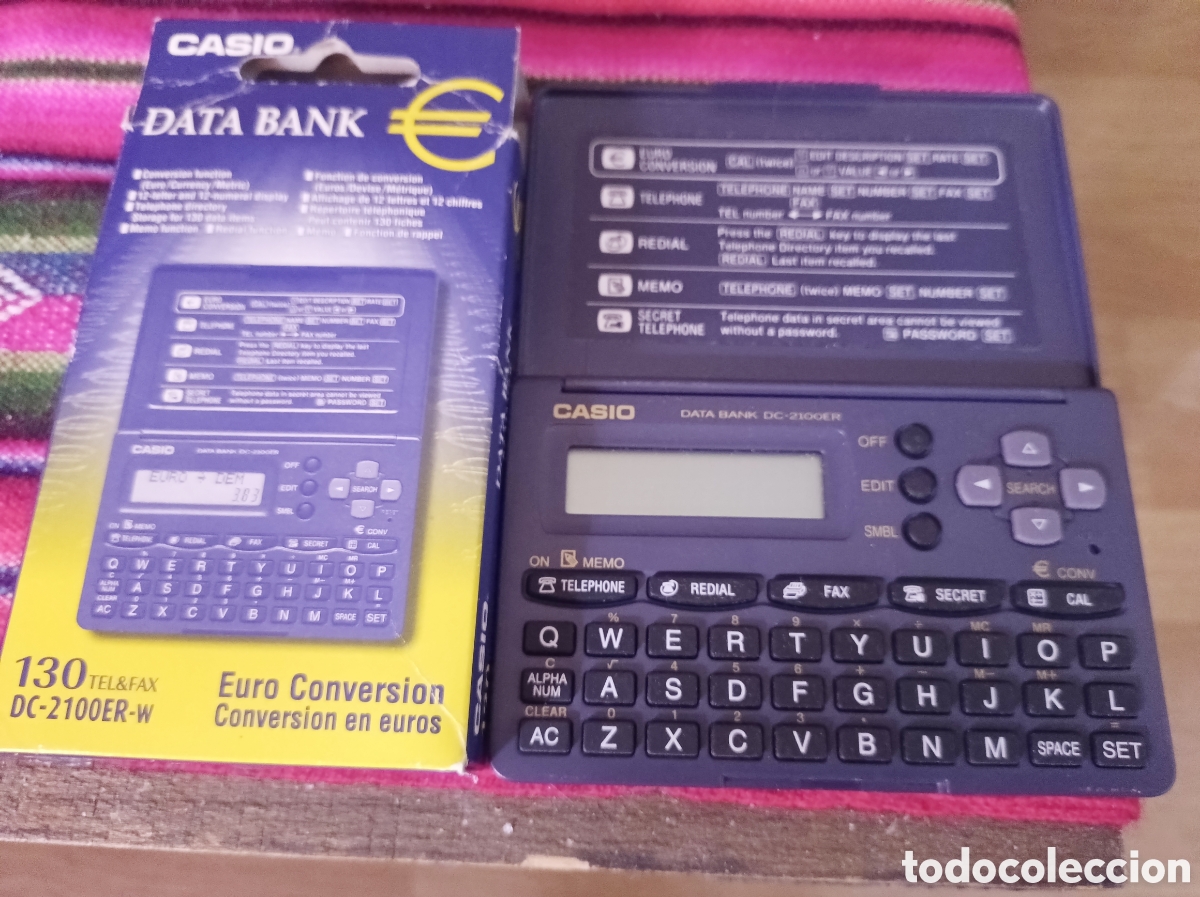 Coleccionismo: Agenda electr&oacute;nica Casio modelo DC-2100ER