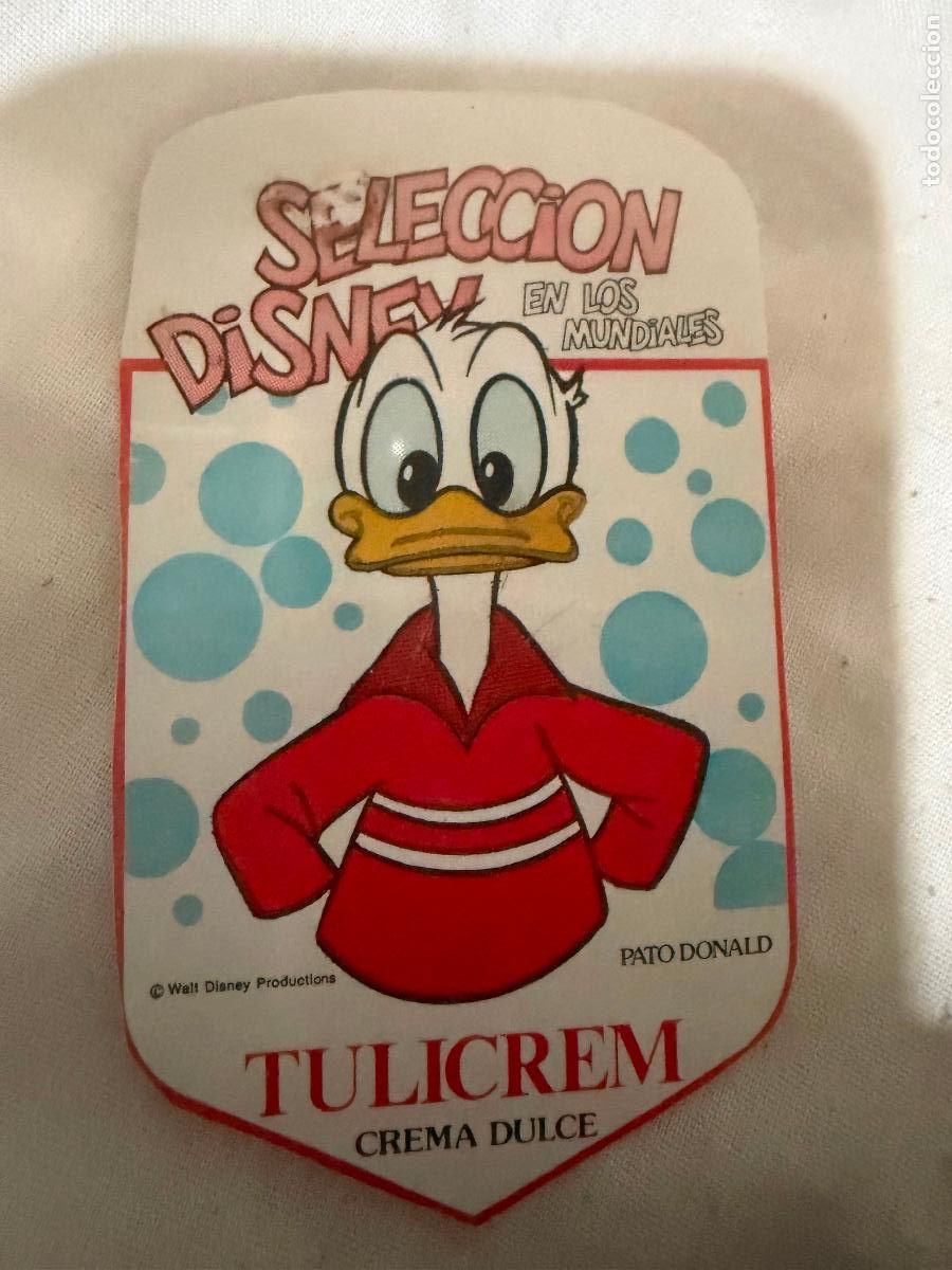 Coleccionismo: Tapa selecci&oacute;n Disney con los mundiales tulicrem