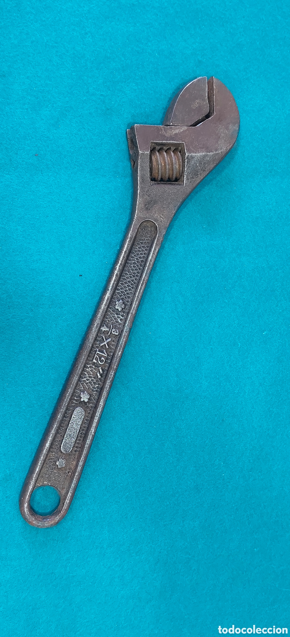 Coleccionismo: TODO UN CLASICO ANTIGUA LLAVE INGLESA AJUSTABLE 3/4 X12'' IDEAL PARA SU USO O COLECCI&Oacute;N