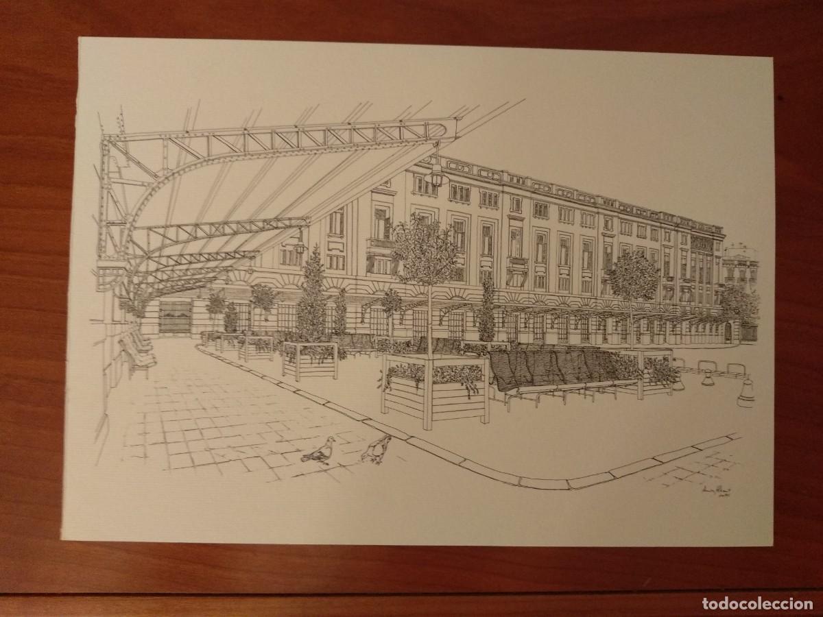 Coleccionismo: AURORA ALTISENT Dibuix de l'Edifici Fran&ccedil;a de la Universitat Pompeu Fabra