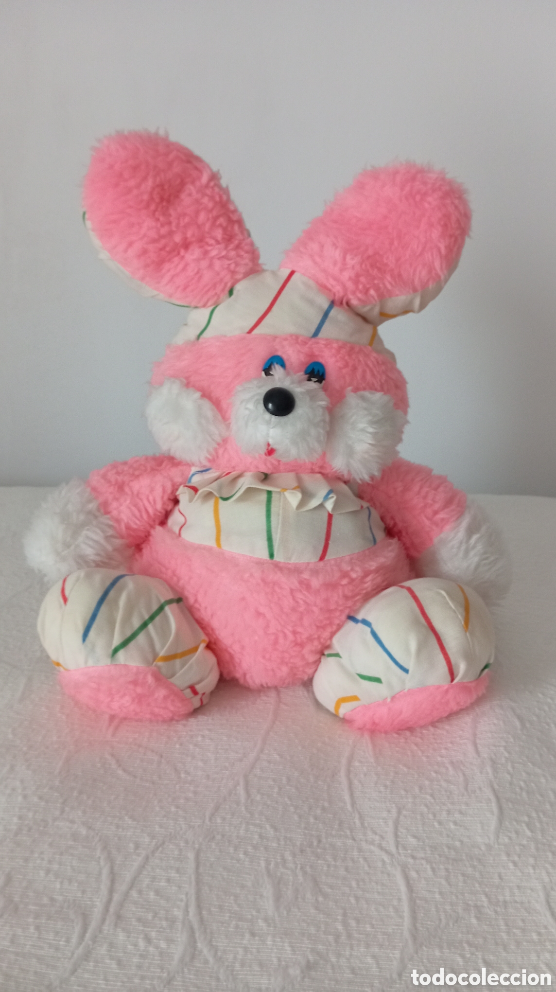 Coleccionismo: Conejo peluche rosa a&ntilde;os 90