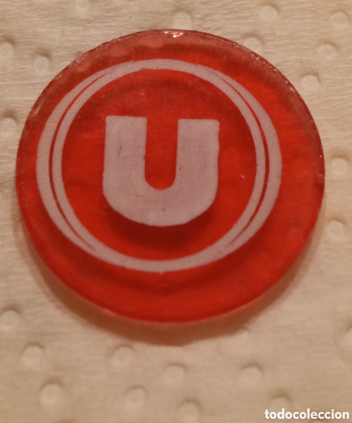 Coleccionismo: *️⃣FICHA CARRO SUPERMERCADO-TOKEN &rdquo;U&rdquo;
