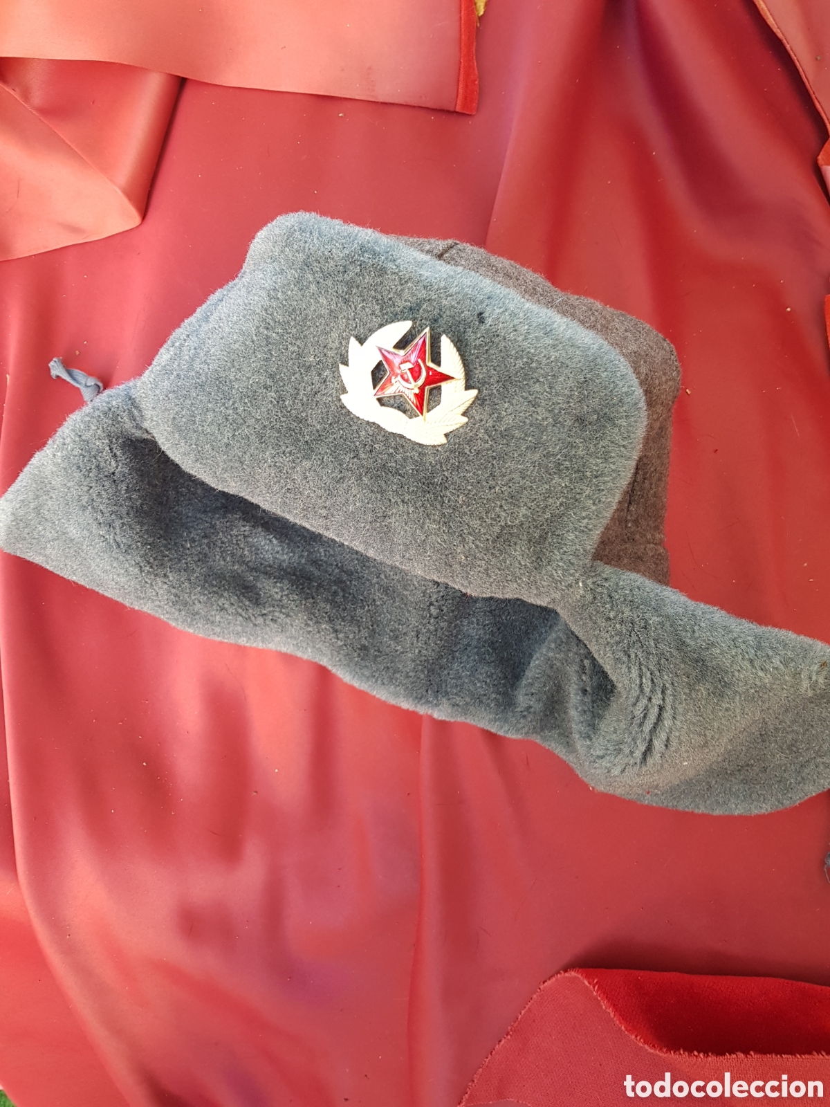 Coleccionismo: GORRO RUSO OREJERAS TALLA 56