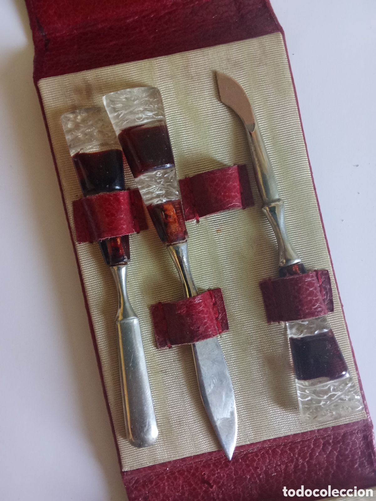 Coleccionismo: Set de manicura de bolso , para coleccion JMJ