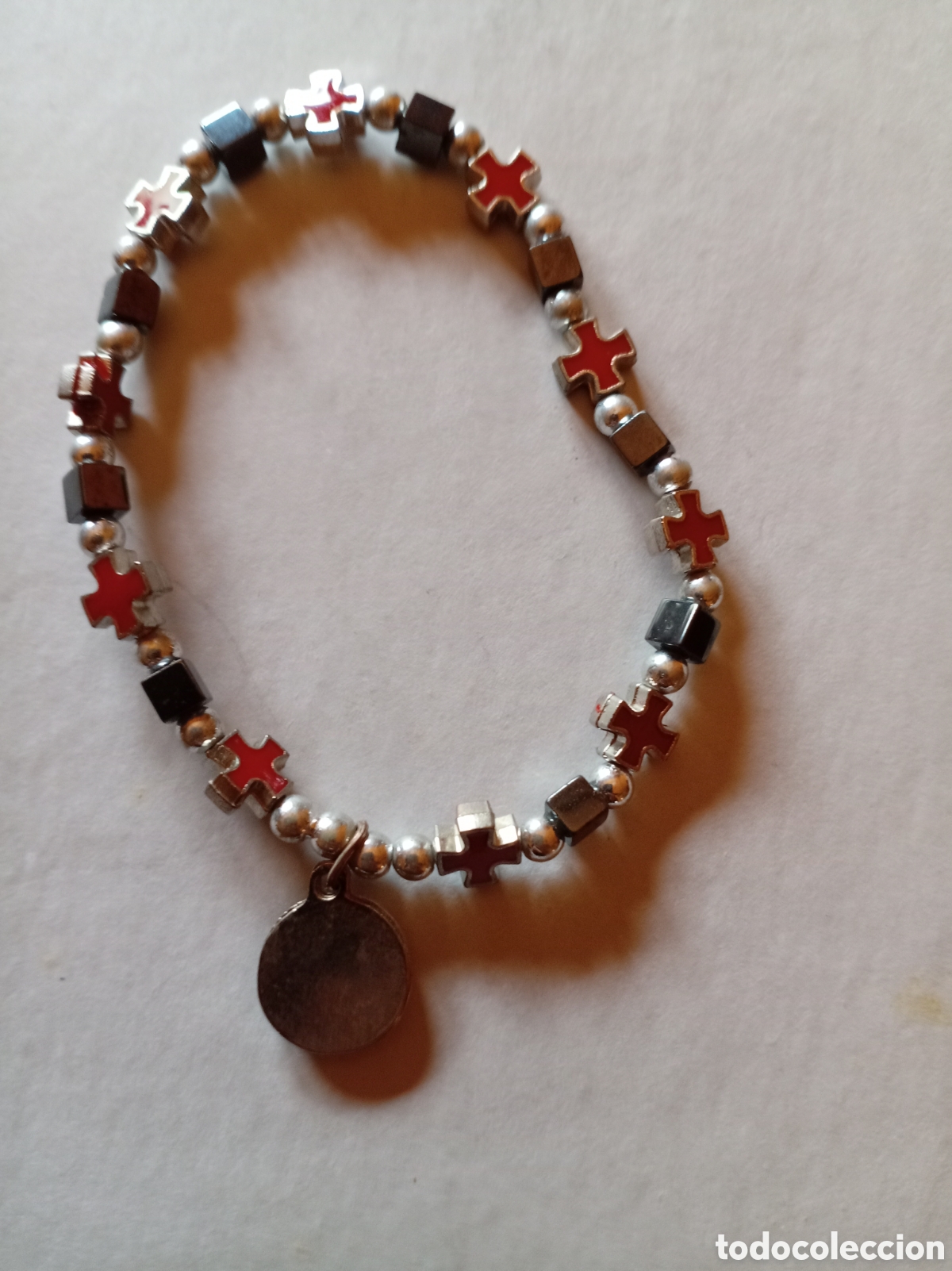 Coleccionismo: Pulsera el&aacute;stica, de Santos - Foto 2