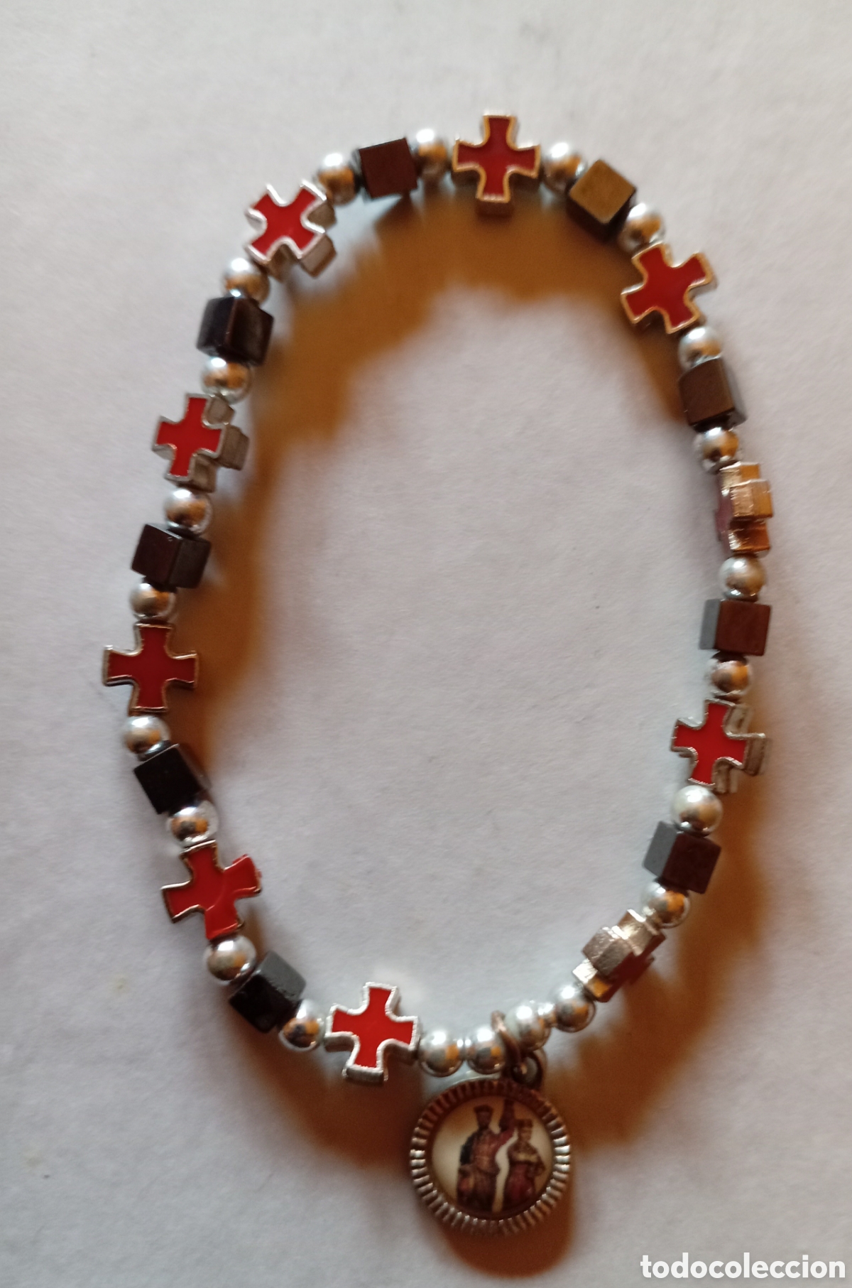 Coleccionismo: Pulsera el&aacute;stica, de Santos - Foto 4
