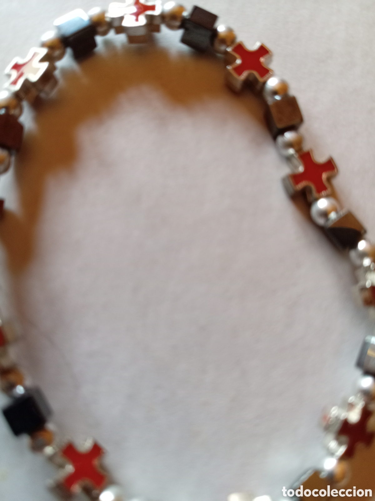Coleccionismo: Pulsera el&aacute;stica, de Santos