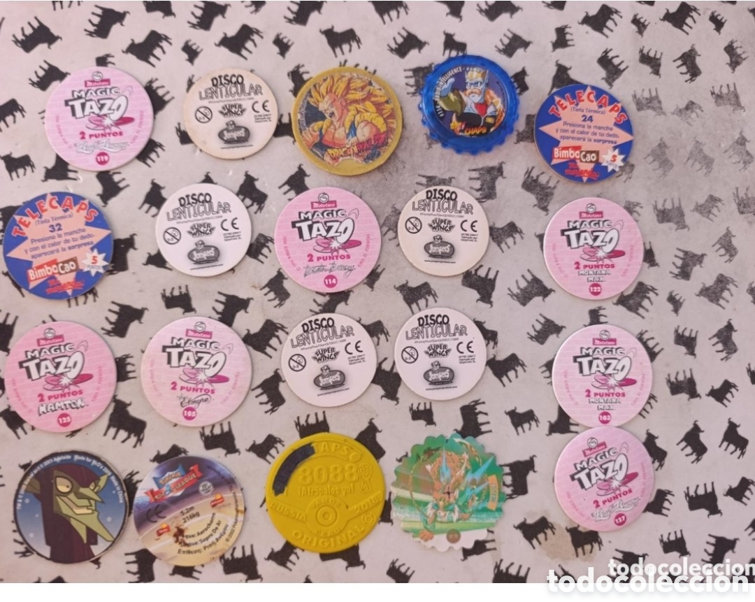 Coleccionismo: 53 TAZOS DE BAJOTERRA TAPS