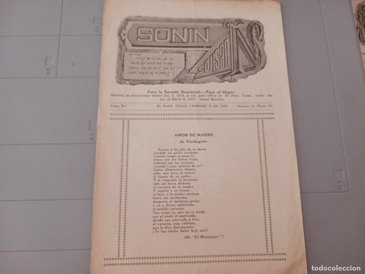 Coleccionismo: diptico, nuestros ni&ntilde;os, el paso, texas, 1924, casa bautista de publicaciones, error de impresion