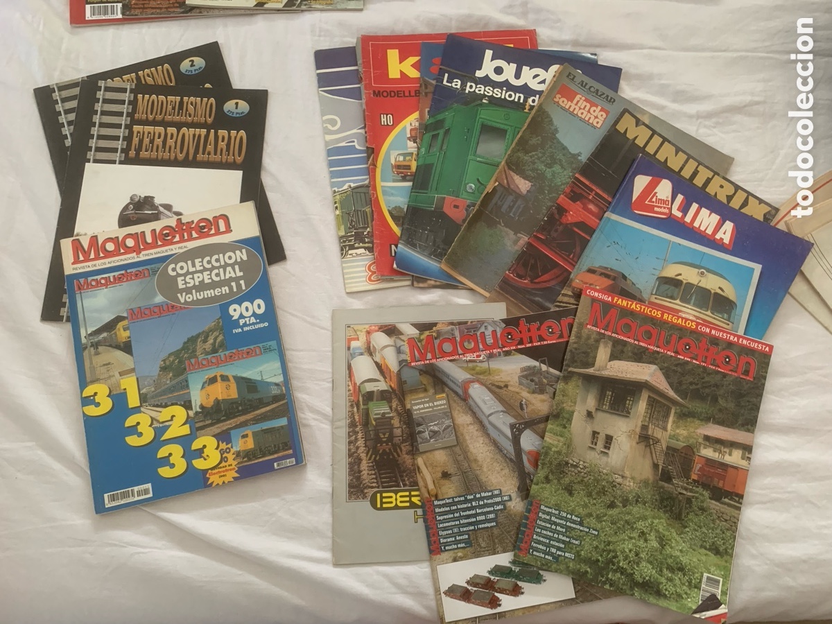 Coleccionismo: Lote revistas y fasc&iacute;culos modelismo ferroviario