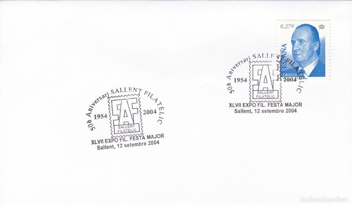 Coleccionismo: MATASELLOS 50 ANIVERSARI SALLENT FILAT&Eacute;LIC -SALLENT - 2004