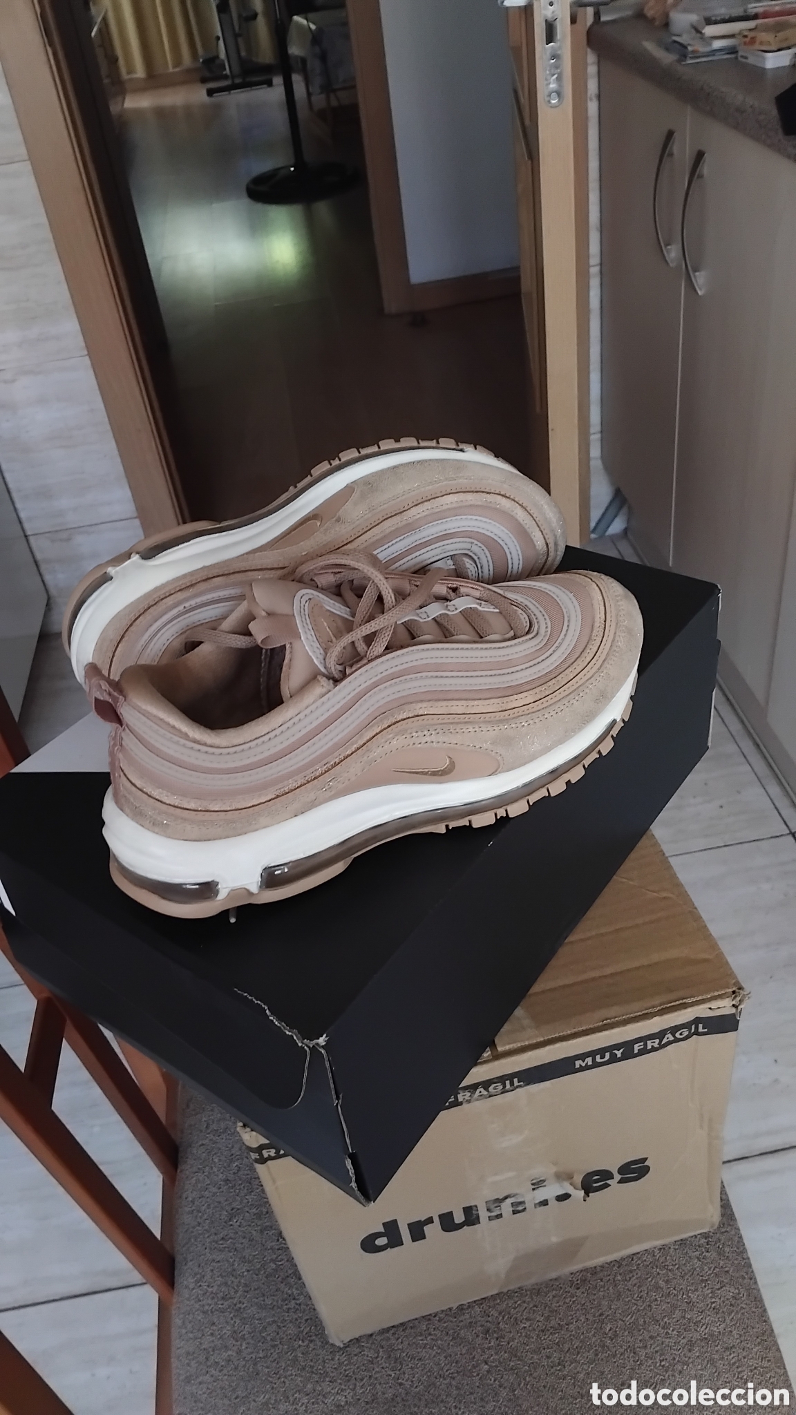 Coleccionismo: Zapatillas nike air max 97 belge blancas