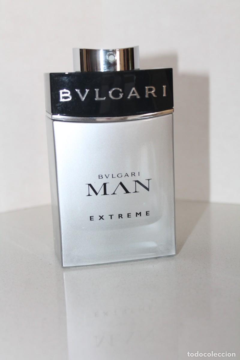 Coleccionismo: FRASCO DE PERFUME EAU DE TOILETTE. BVLGARI - MAN EXTREME. VACIO. NO RELLENABLE. 100 ml. COLECCION.