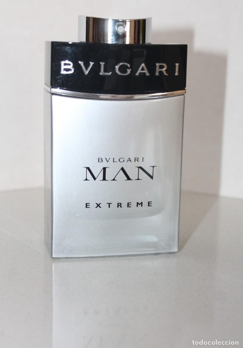 Coleccionismo: FRASCO DE PERFUME EAU DE TOILETTE. BVLGARI - MAN EXTREME. VACIO. NO RELLENABLE. 100 ml. COLECCION.