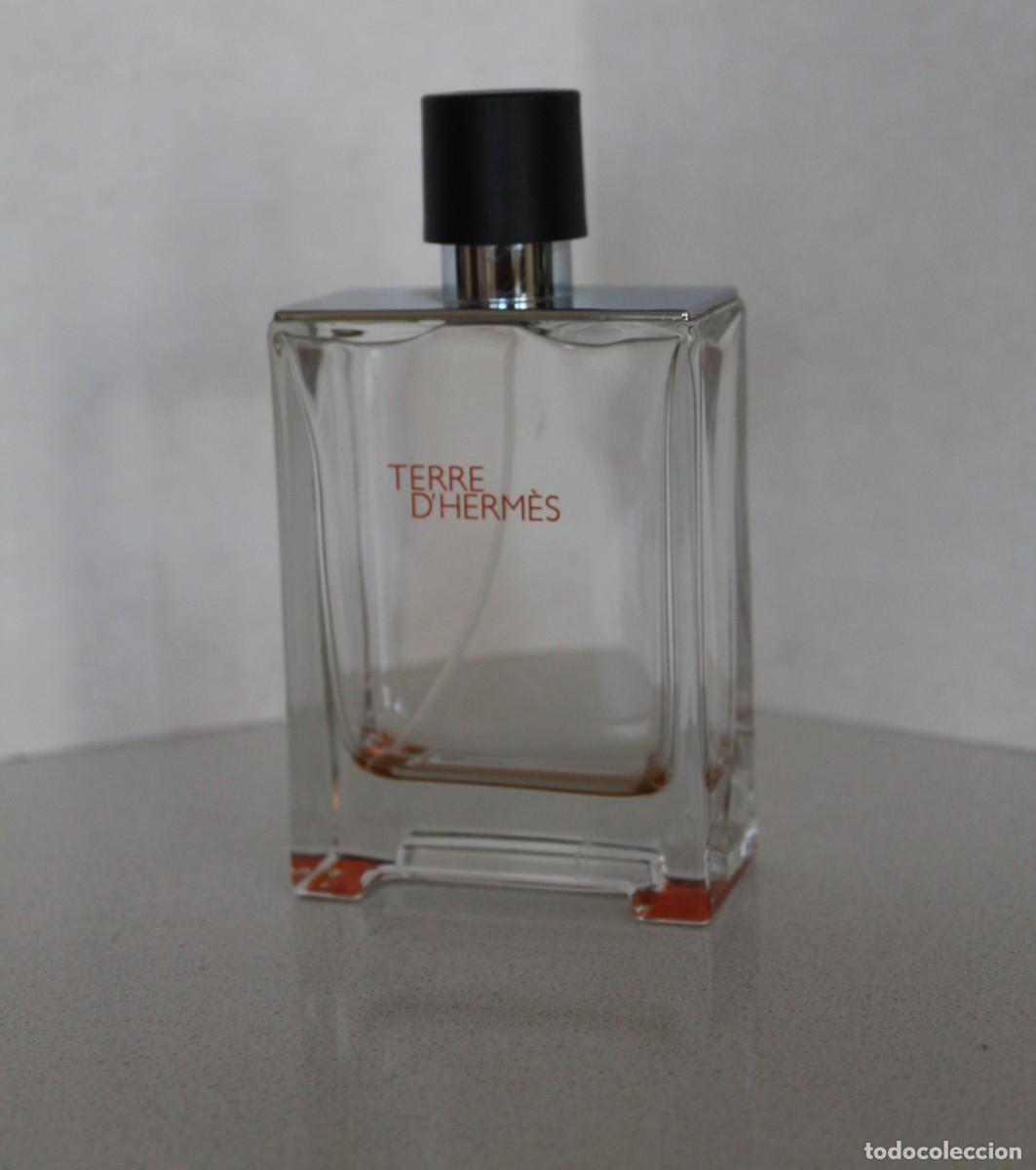 Coleccionismo: FRASCO DE PERFUME EAU DE TOILETTE. TERRE D'HERMES. VACIO. NO RELLENABLE. 100 ml. COLECCION.