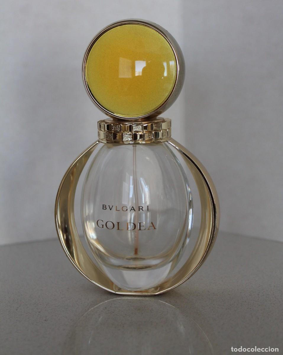 Coleccionismo: FRASCO DE PERFUME EAU DE PARFUM. BVLGARI - GOLDEA. VACIO. NO RELLENABLE. 50 ml. COLECCION.