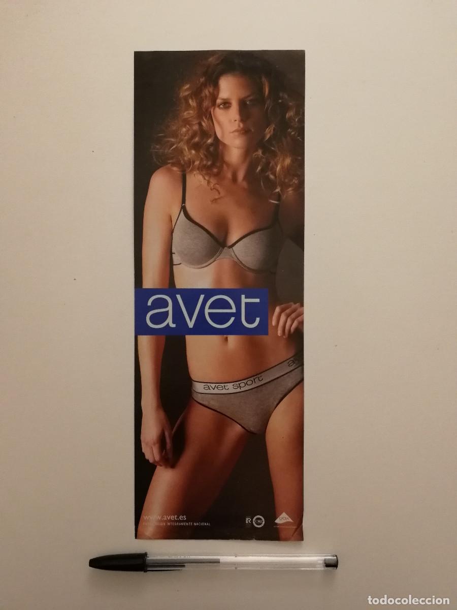 Coleccionismo: ANUNCIO ACARTONADO - AVET SPORT - ROPA INTERIOR - PUBLICIDAD LAMINA