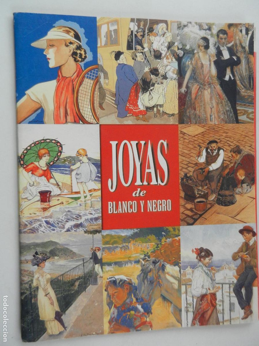 Coleccionismo: JOYAS DE BLANCO Y NEGRO - 12 LAMINAS EN CARPETILLA
