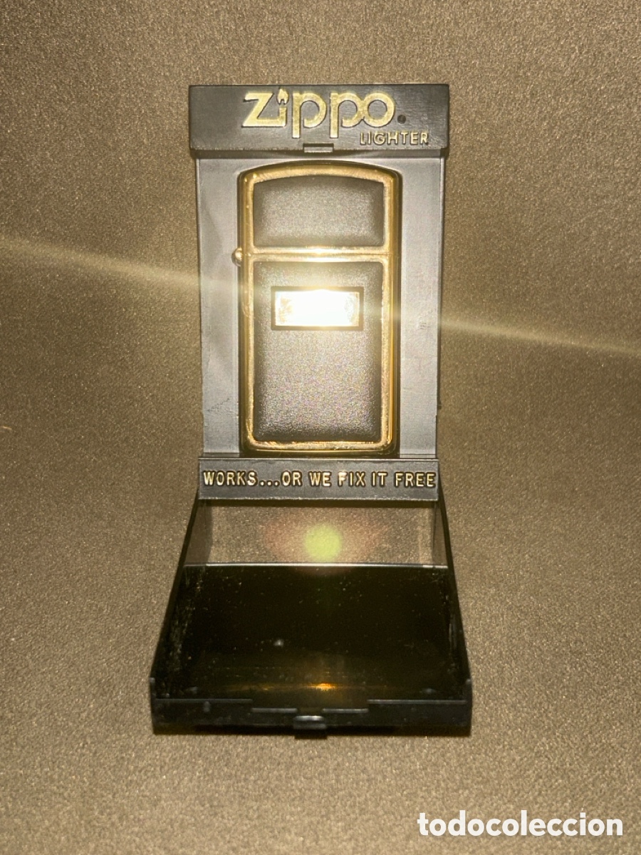 Collezionismo: MECHERO ZIPPO MODELO 3500 SLIM CON GARANTIA *EN SU ESTUCHE* *VER FOTOS*