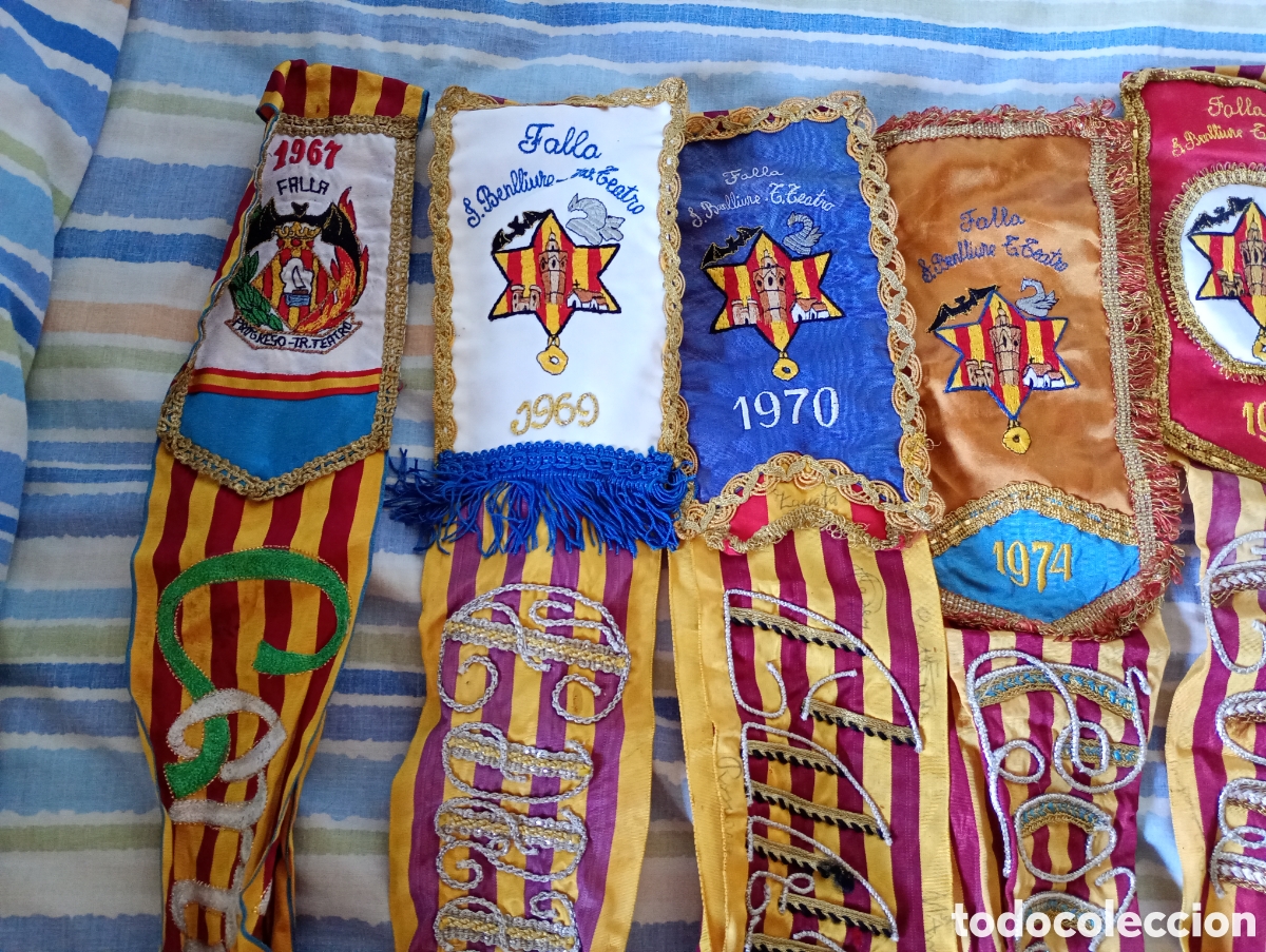 Coleccionismo: Lote bandas fallera Fallas Valencia - Foto 2