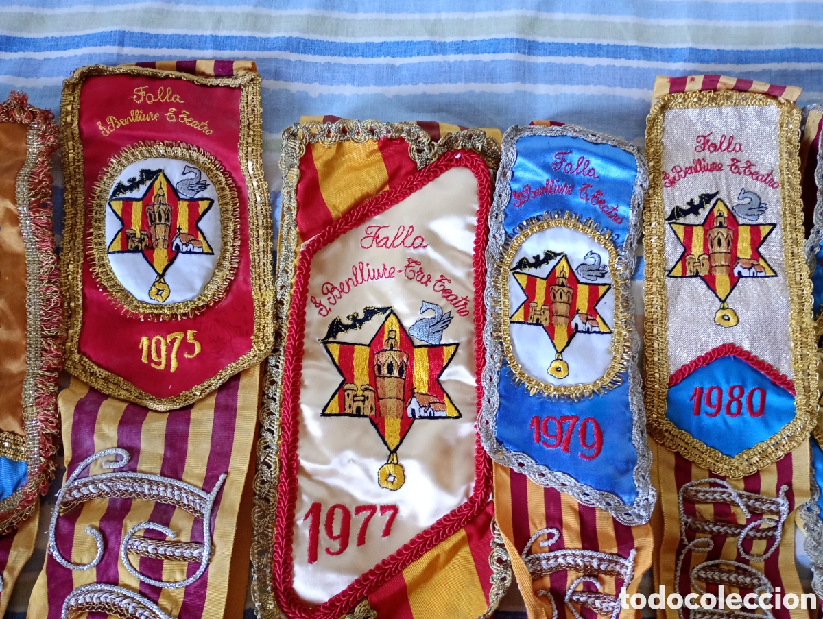 Coleccionismo: Lote bandas fallera Fallas Valencia - Foto 4