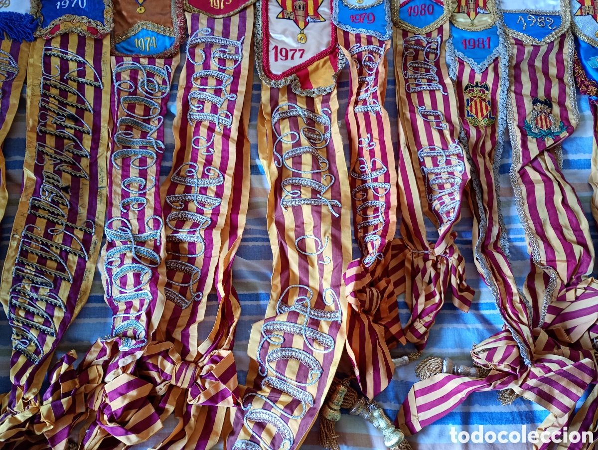 Coleccionismo: Lote bandas fallera Fallas Valencia - Foto 5