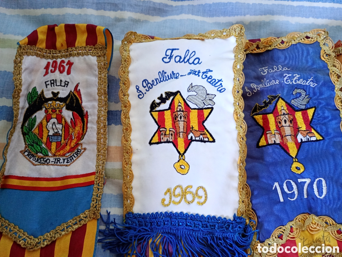 Coleccionismo: Lote bandas fallera Fallas Valencia - Foto 8