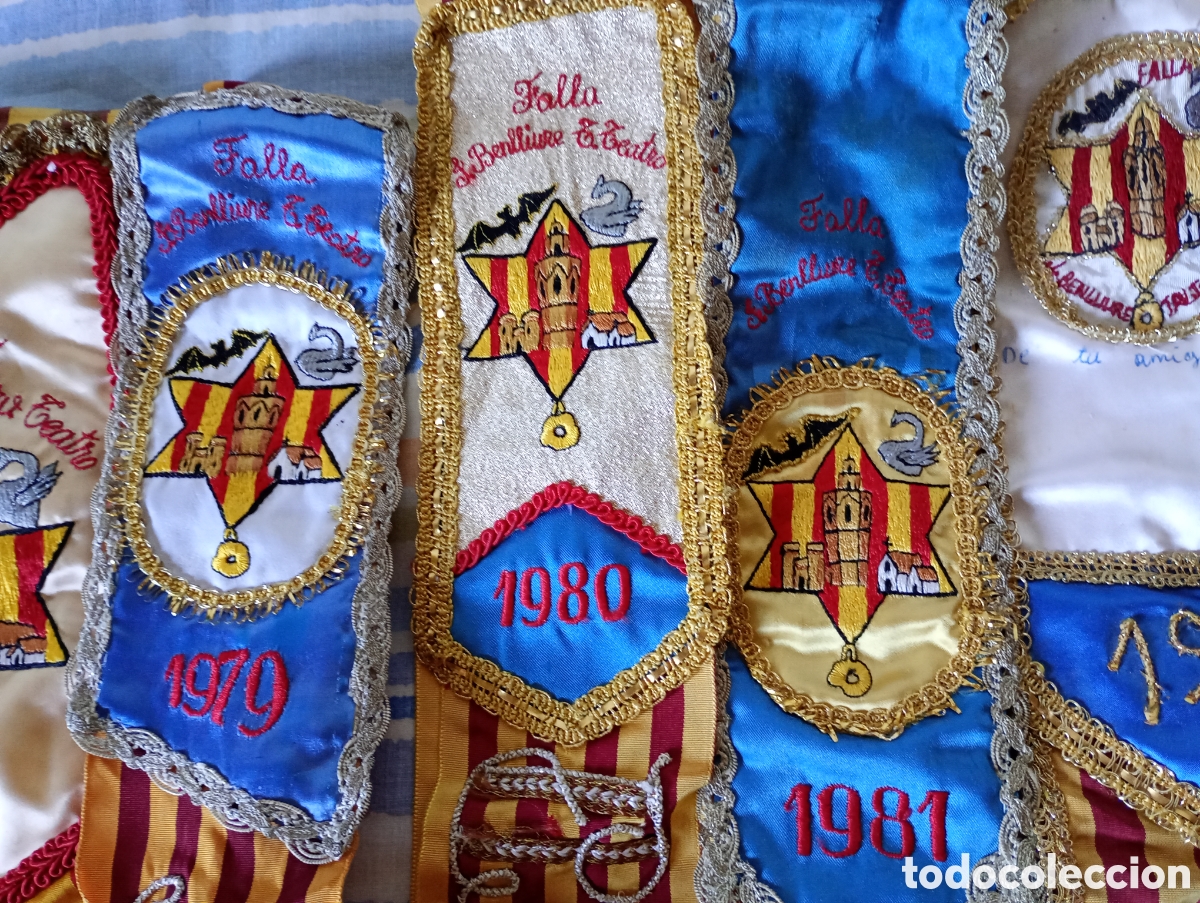 Coleccionismo: Lote bandas fallera Fallas Valencia - Foto 10