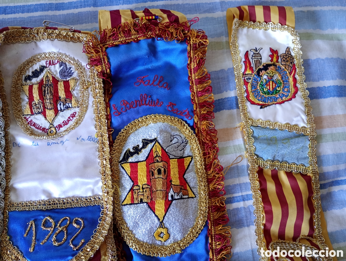 Coleccionismo: Lote bandas fallera Fallas Valencia - Foto 11
