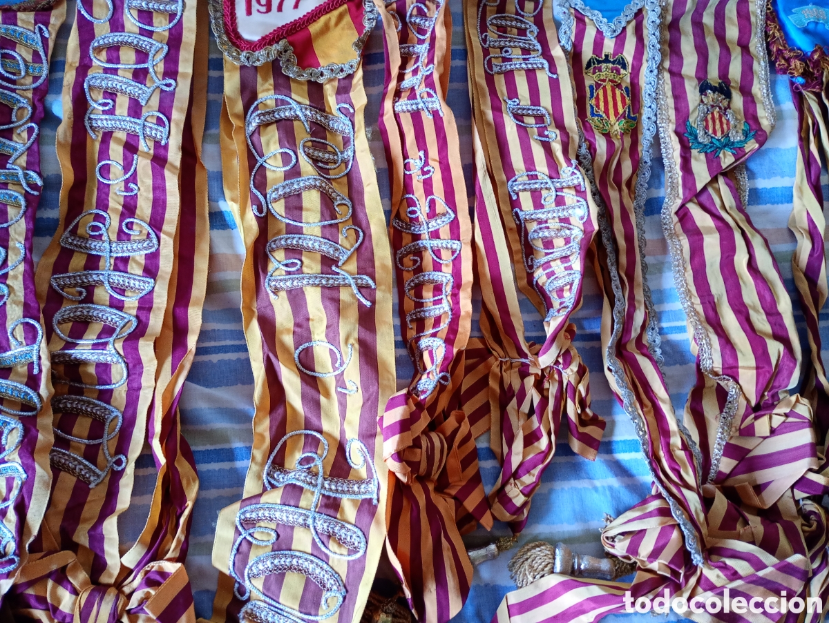Coleccionismo: Lote bandas fallera Fallas Valencia - Foto 13