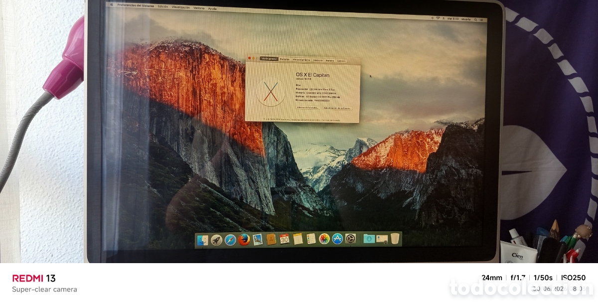 Coleccionismo: Imac 24 pulgadas, 6 GB RAM, 1 Tb disco en buen estado