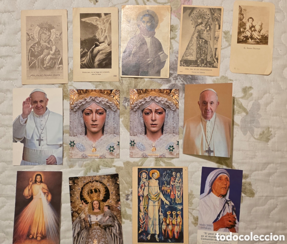 Coleccionismo: Lote estampitas religiosas