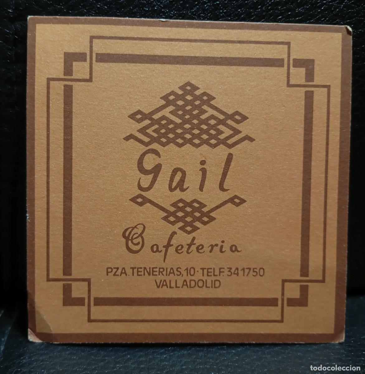 Coleccionismo: GAIL CAFETERIA - POSAVASOS - VALLADOLID - CERVEZA - REFRESCOS - SIDRA - BITTER